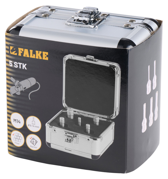 Falke® diamantborsæt M14 6-14 mm 5 stk.
